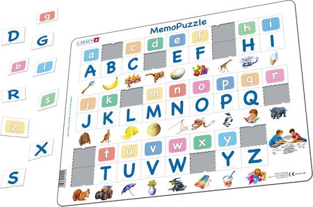 GP426 - MemoPuzzle: Alfabetet med 26 store og små bokstaver