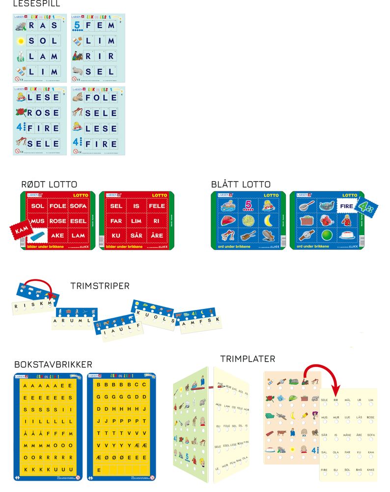 LA15 - LEK og LES Pakke 1 (Norsk)