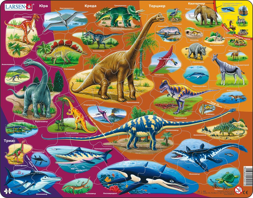 HL1 - Naturhistorie - Trias-perioden til i dag (Bulgarsk) HL1 - Naturhistorie - Trias-perioden til i dag (Bulgarsk)