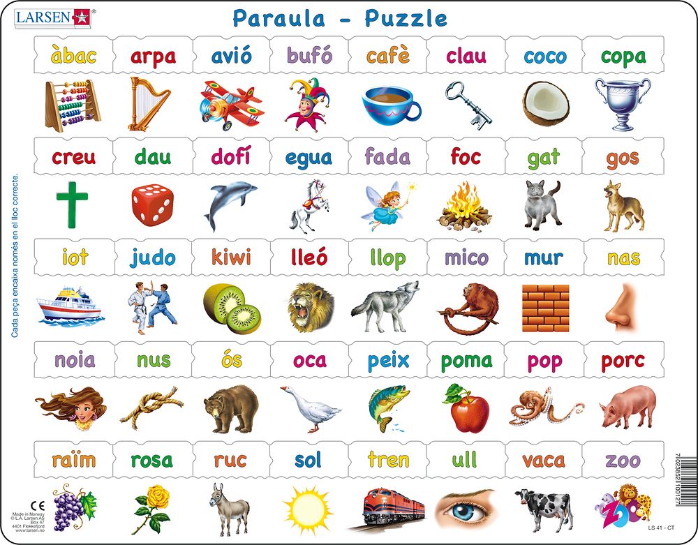 LS41 - Lær å lese: Enkle ord med 23 små bokstaver (Katalansk) LS41 - Lær å lese: Enkle ord med 23 små bokstaver (Katalansk)