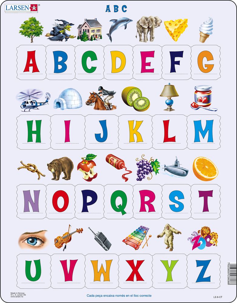LS826 - Learn the Alphabet: 26 Upper Case Letters (Catalan) LS826 - Learn the Alphabet: 26 Upper Case Letters (Catalan)