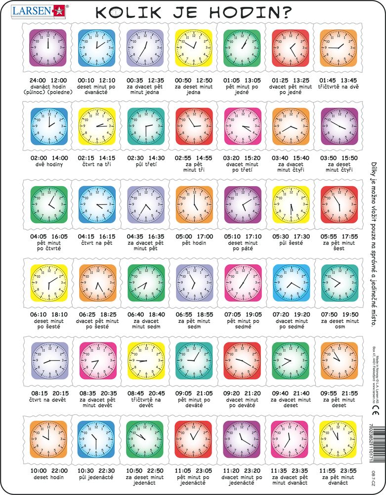 OB7 - Learn the Clock (Czech) OB7 - Learn the Clock (Czech)