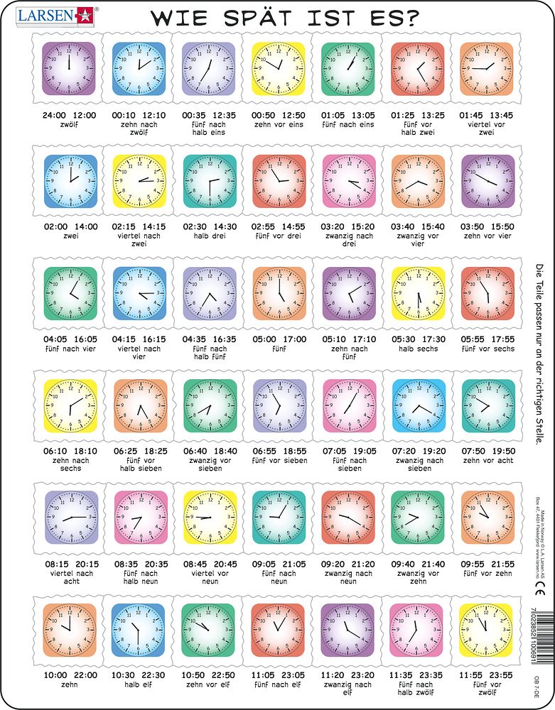 OB7 - Learn the Clock (German) OB7 - Learn the Clock (German)
