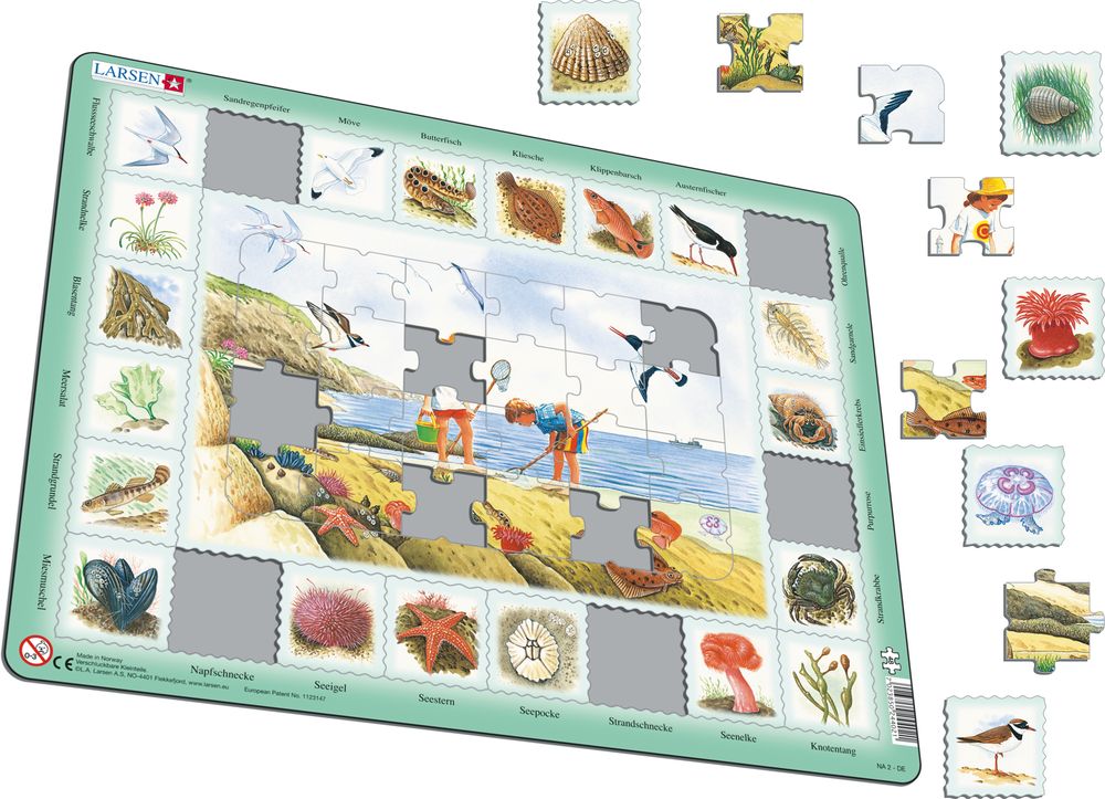 Larsen - Puzzle Cadre - Bord de mer (en Hollandais) - 48 pièces