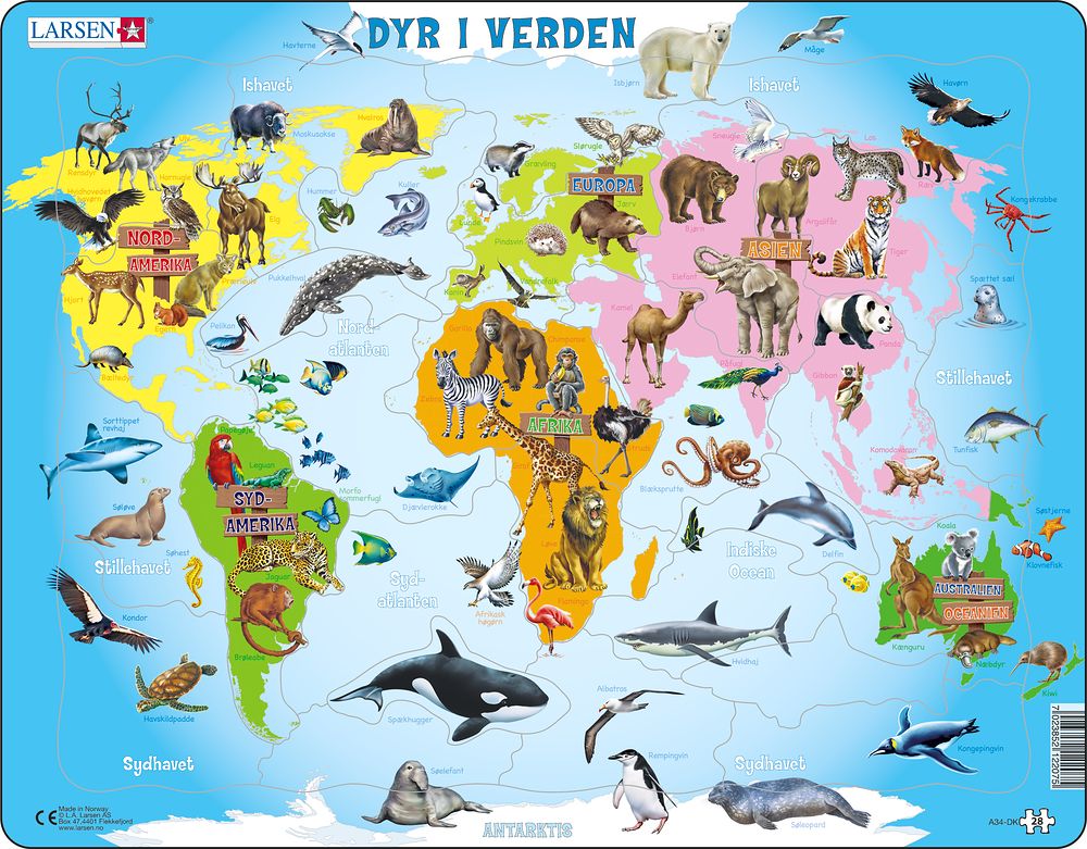 A34 - Animals of the World (Danish) A34 - Animals of the World (Danish)