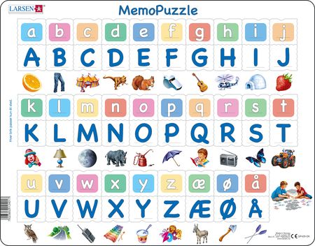 GP429 - MemoPuzzle: The Alphabet with 29 Upper and Lower Case Letters