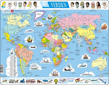 K1 - The World - Political Map