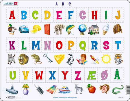 LS829 - Lær alfabetet: 29 store bokstaver