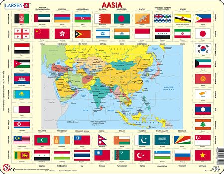 KL2 - Map/Flag - Asia