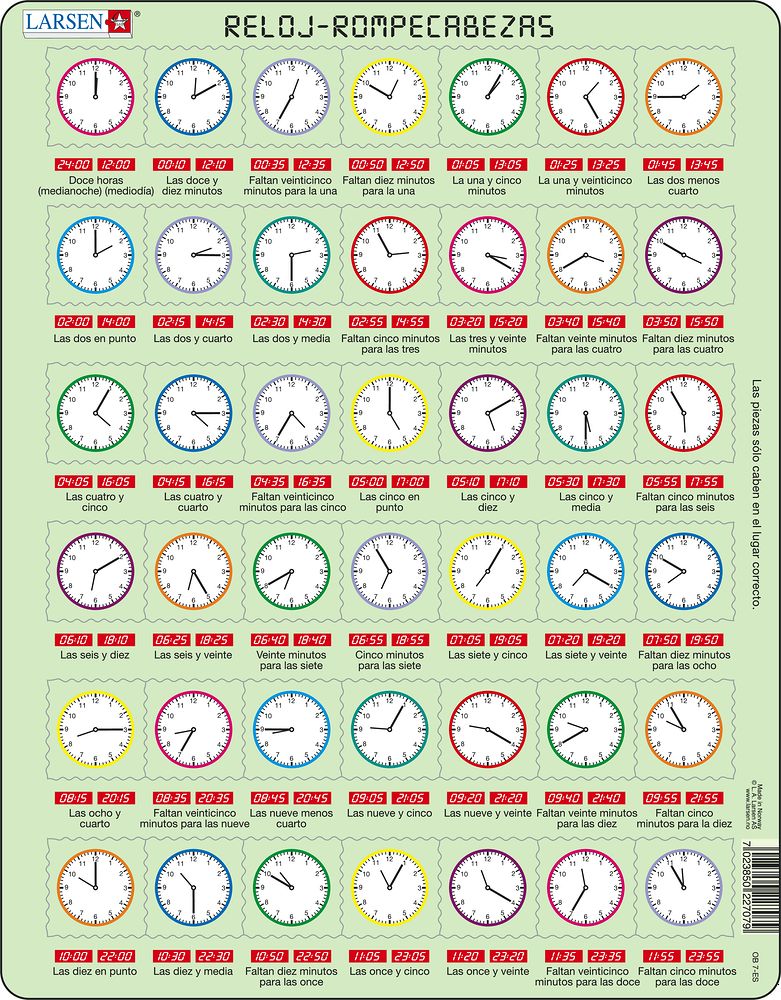 OB7 - Learn the Clock (Spanish) OB7 - Learn the Clock (Spanish)