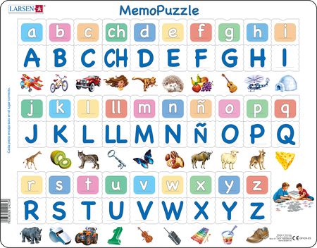 GP429 - MemoPuzzle: Alfabetet med 29 store og små bokstaver