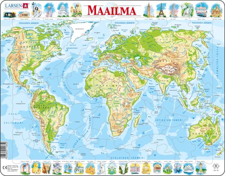 K4 - The World Topographic Map