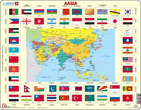 KL2 - Map/Flag - Asia