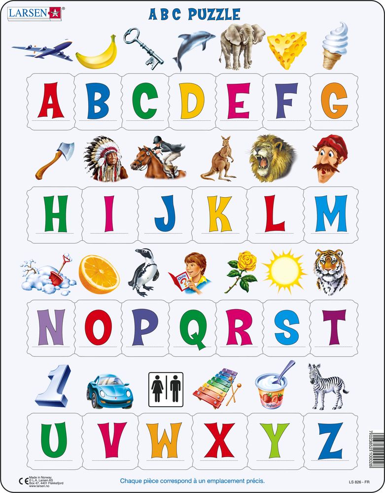 LS826 - Learn the Alphabet: 26 Upper Case Letters (French) LS826 - Learn the Alphabet: 26 Upper Case Letters (French)