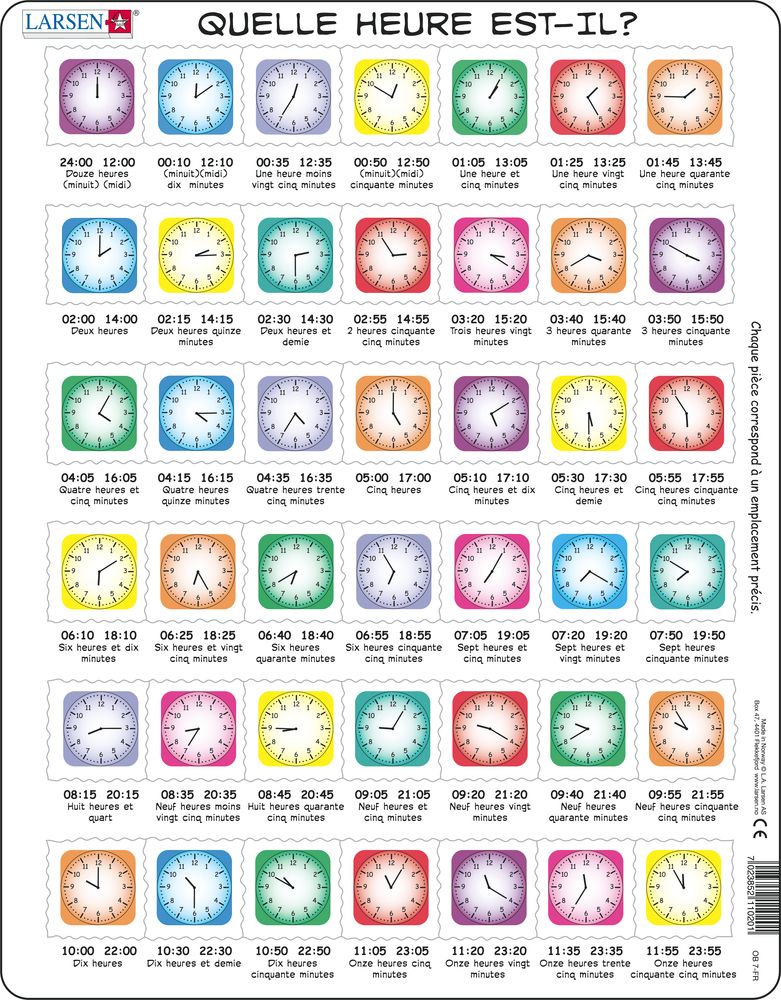 OB7 - Learn the Clock (French) OB7 - Learn the Clock (French)