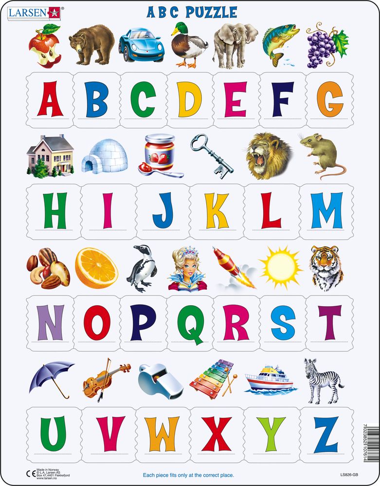 LS826 - Learn the Alphabet: 26 Upper Case Letters (English) LS826 - Learn the Alphabet: 26 Upper Case Letters (English)