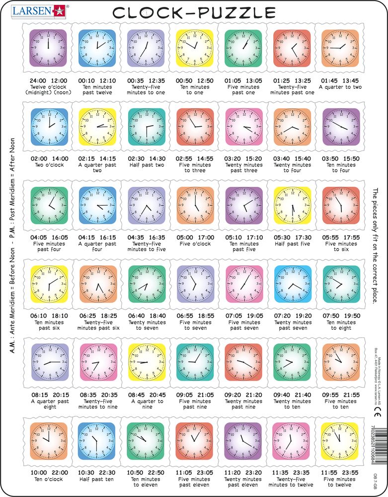 OB7 - Learn the Clock (English) OB7 - Learn the Clock (English)