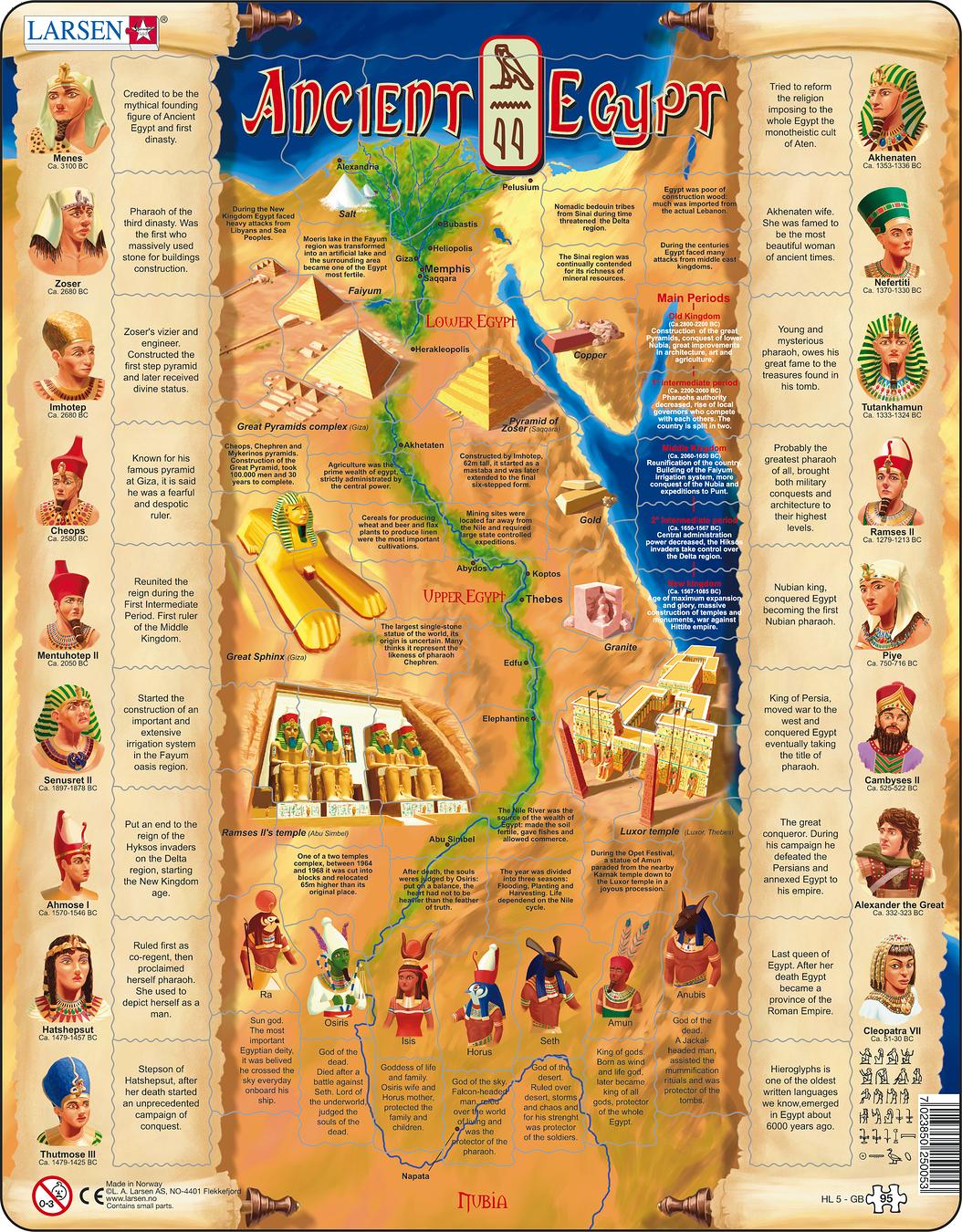 HL5 Oldtidens Egypt Historie Puslespill Larsen Puslespill