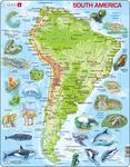 A25 - South America Topographic Map