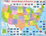 K12 - United States of America Political Map