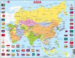 K44 - Asia, politisk kart