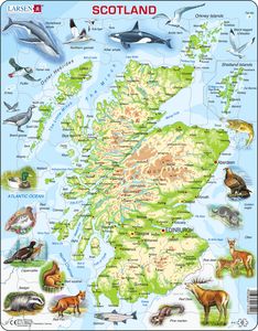 A41 - Scotland Topographic Map
