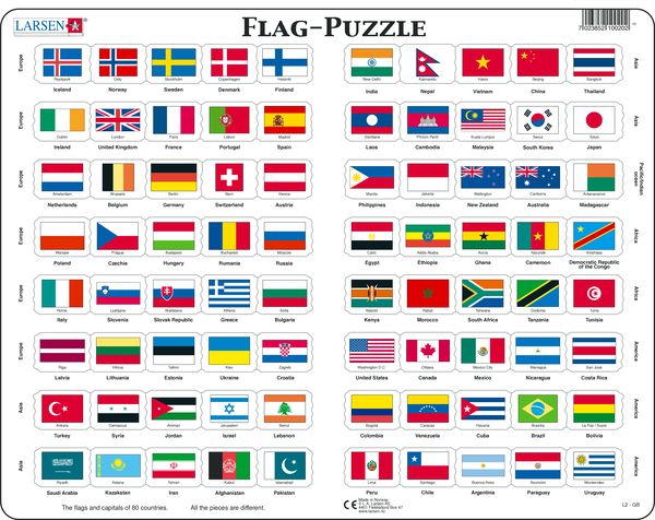 Larsen Jigsaw Puzzle Football soccer 65 Piece 