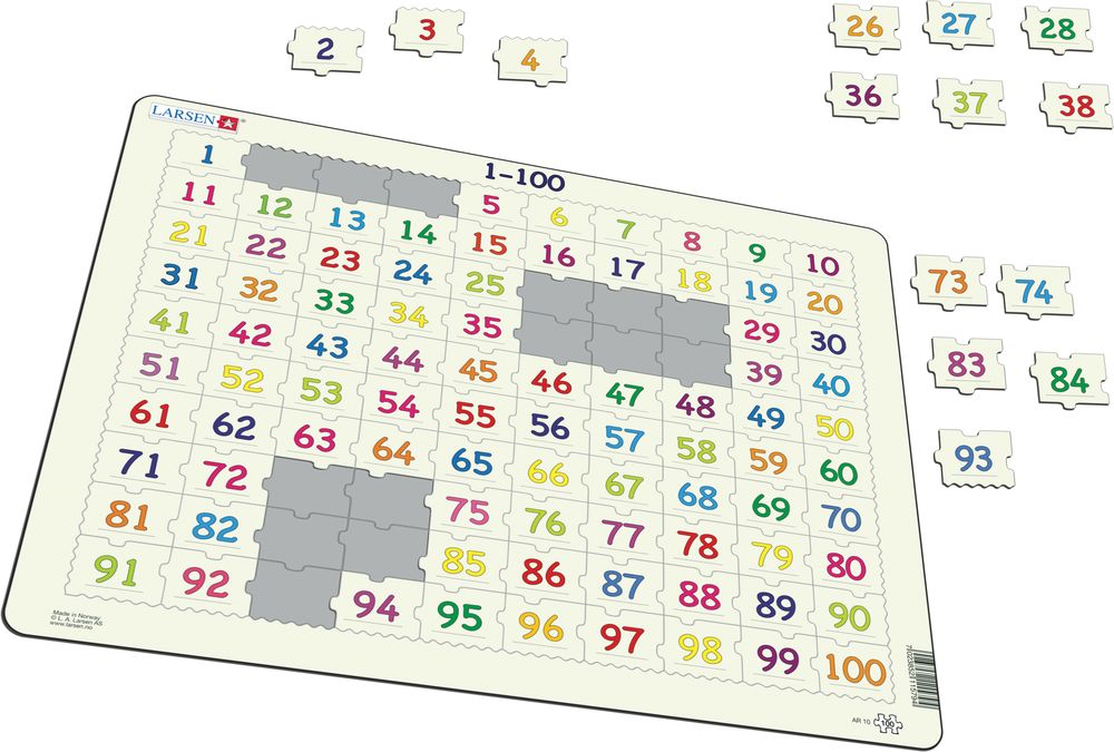 AR10 - Learn to Count: Numbers from 1 to 100 (Illustrative image 1)