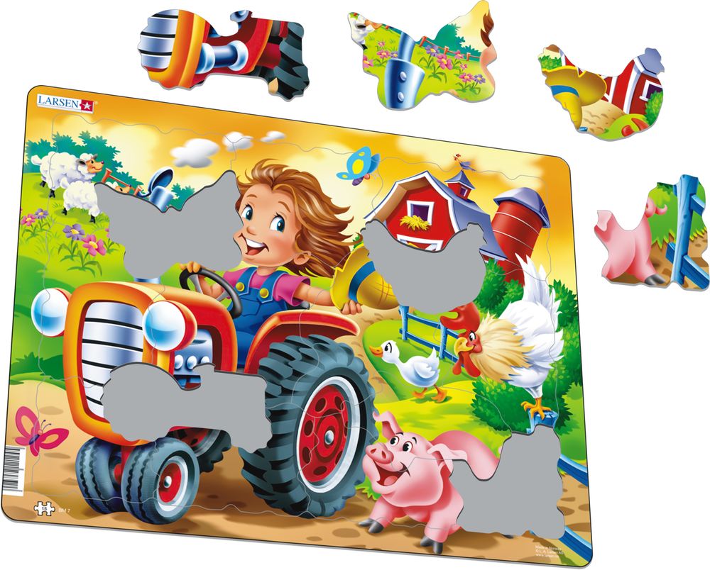 BM7 - On the Farm: Tractor Racing a Pig (Illustrative image 1)