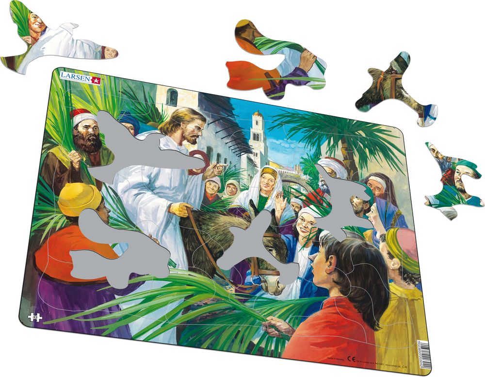 C6 - Jesus entering Jerusalem (Illustrative image 1)