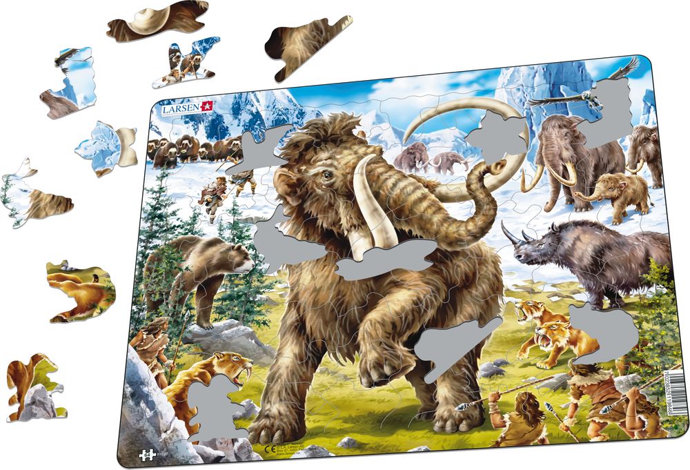 FH27 - Mammoths Being Hunted in Prehistoric Times (Illustrative image 1)