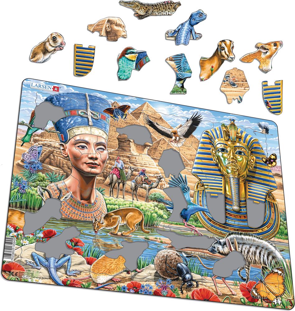 HL11 - The Sphinx and pyramids, Egyptian wildlife, Nefertiti and Tutankhamun (Illustrative image 1)