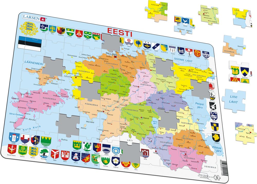 K14 - Estland Politisk (Illustrasjonsbilde 1)