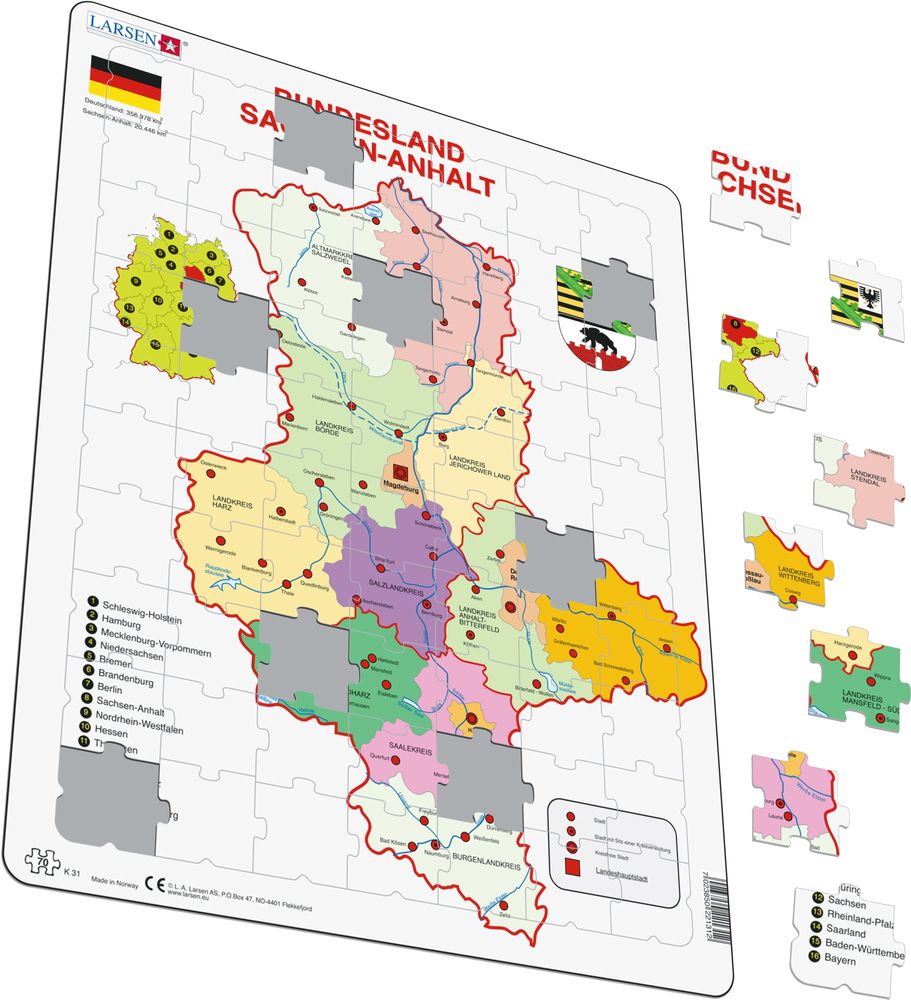 K31 - Sachsen-Anhalt Political (Illustrative image 1)