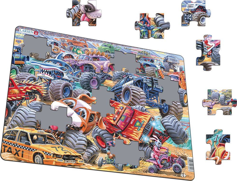 PG5 - Monster trucks race (Illustrasjonsbilde 1)