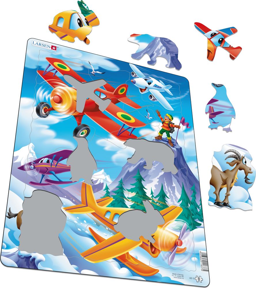 US12 - Happy Planes Racing in the Snowy Mountains (Illustrative image 1)