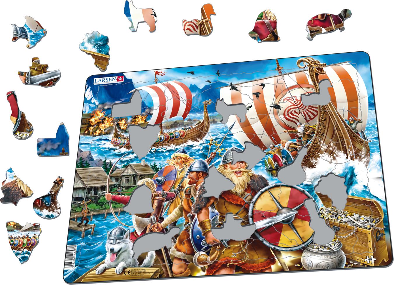 FI8 Successful Viking Raid History Puzzles Larsen Puzzles