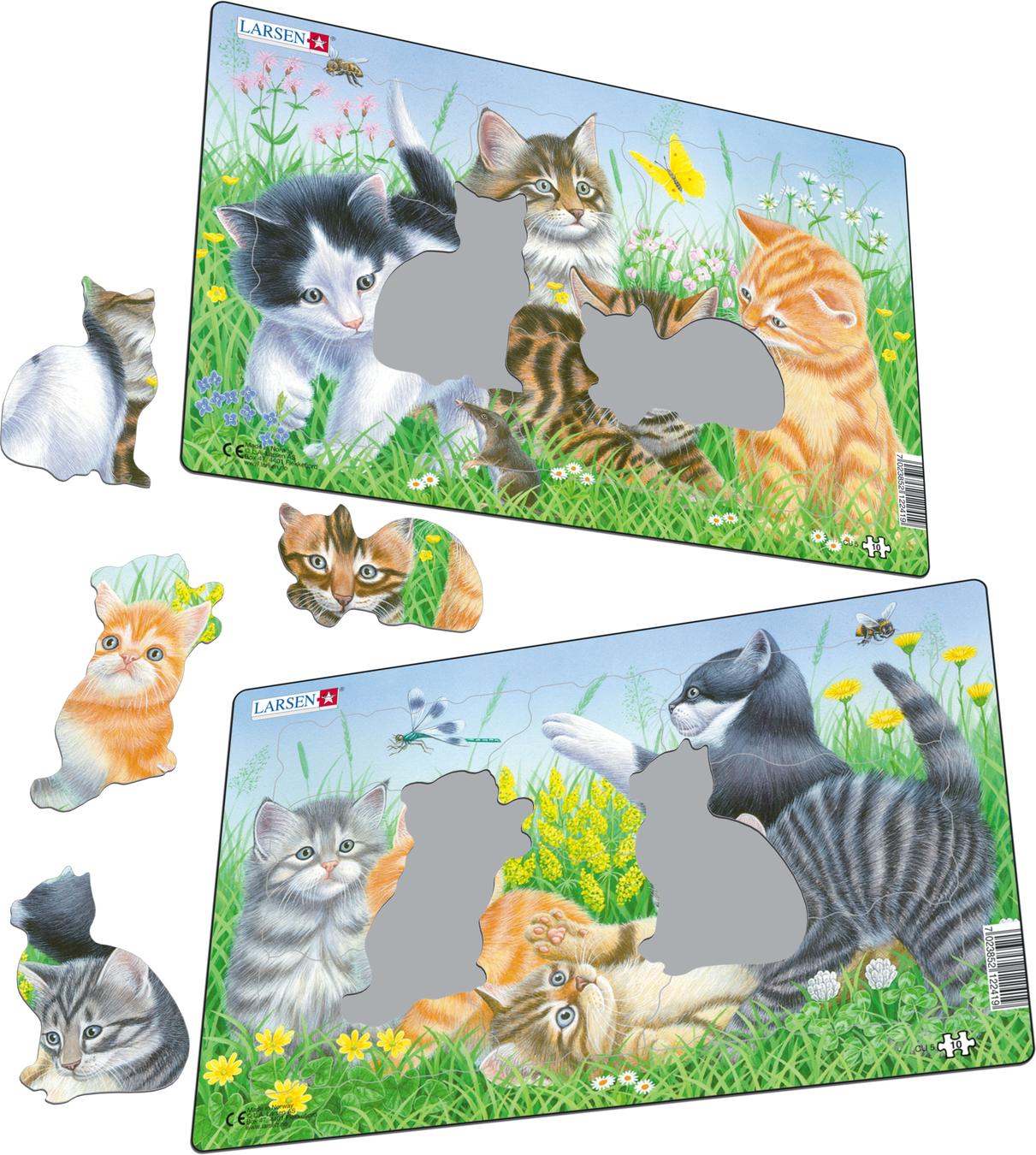 CU5 Cute Kittens Animals Puzzles Larsen Puzzles