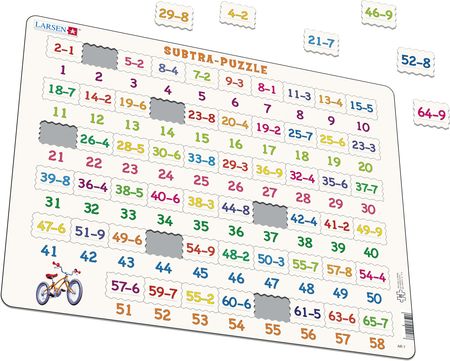 AR7 - Math Puzzle Subtraction from 1-65