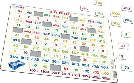 AR9 - Divi-Puzzle. Divisjon med tall fra 1 til 900