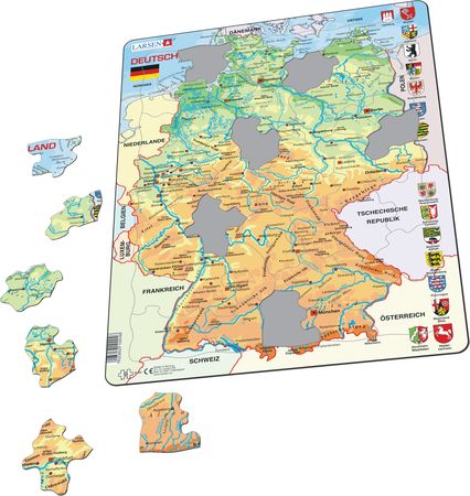 K40 - Tyskland, topografisk kart