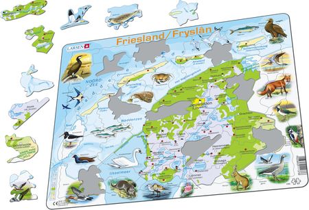 K80 - Friesland fysisk kart