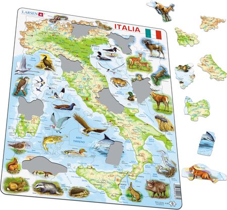 K83 - Italia, topografisk kart