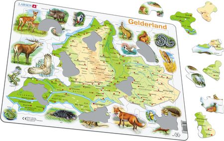 K91 - Gelderland physical map