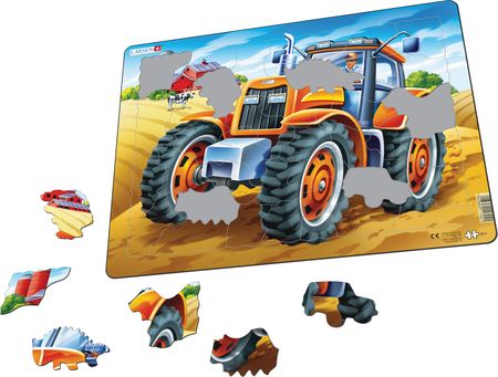 US4 - En stor traktor på et jorde