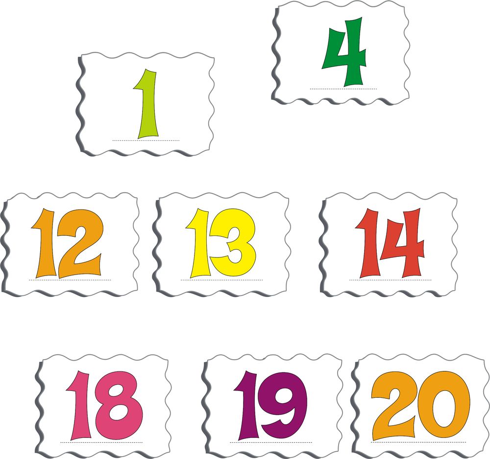 AR18 - Tallene fra 1 til 20 (Illustrasjonsbilde 2) AR18 - Tallene fra 1 til 20 (Illustrasjonsbilde 2)