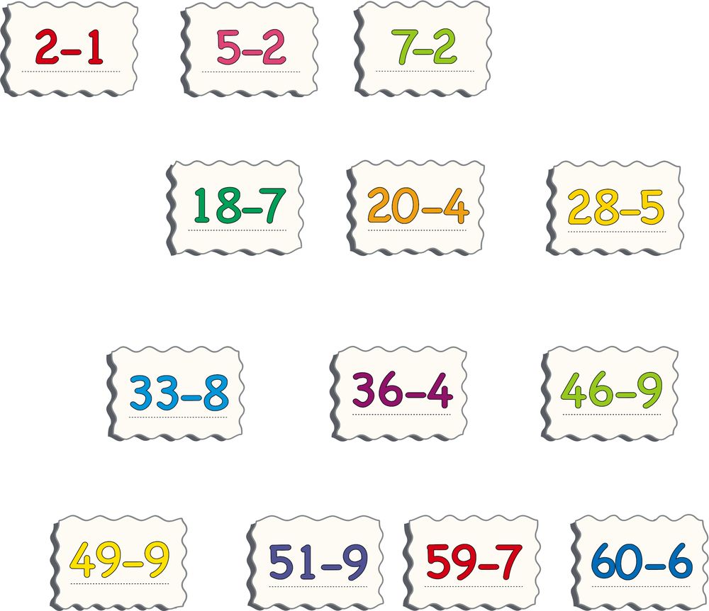 AR7 - Math Puzzle Subtraction from 1-65 (Illustrative image 2) AR7 - Math Puzzle Subtraction from 1-65 (Illustrative image 2)