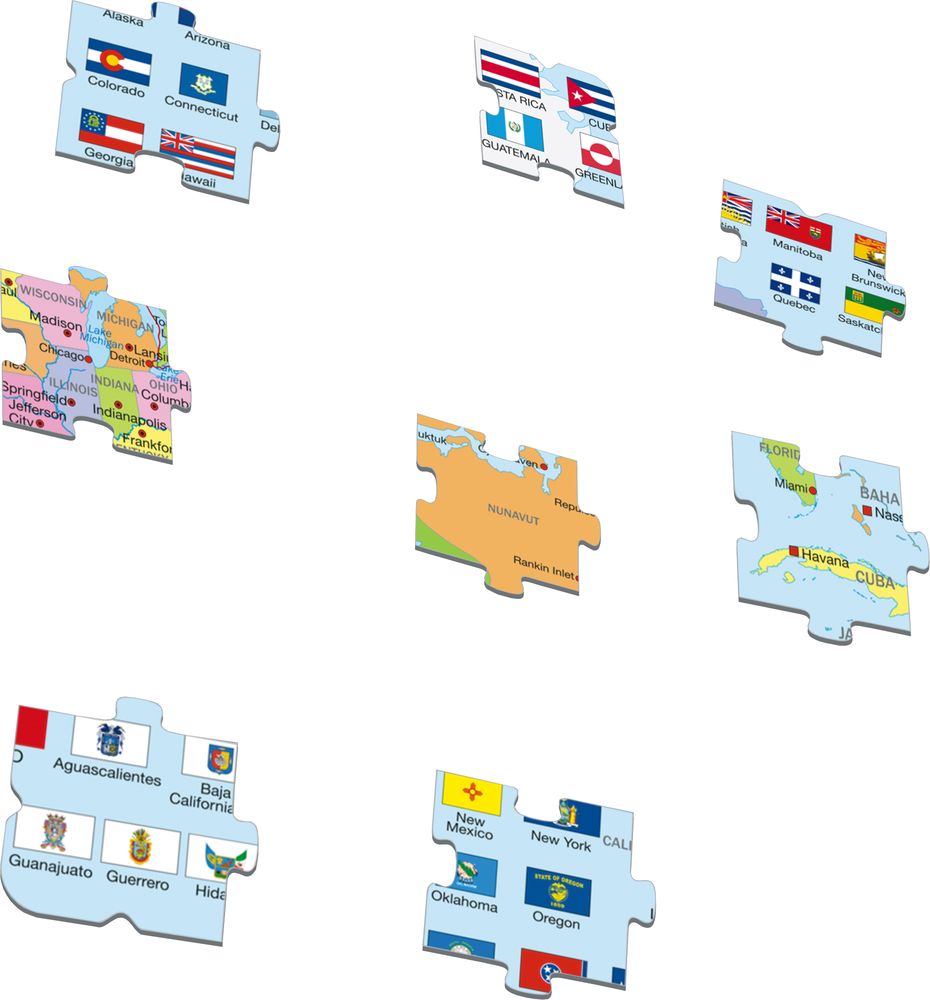 K17 - Nord-Amerika Politisk (Illustrasjonsbilde 2) K17 - Nord-Amerika Politisk (Illustrasjonsbilde 2)