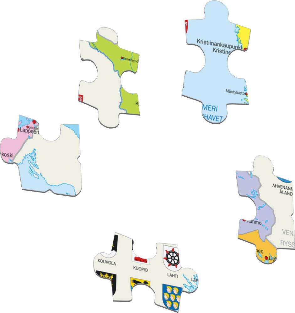 K99 - Finland Political Map (Illustrative image 2) K99 - Finland Political Map (Illustrative image 2)