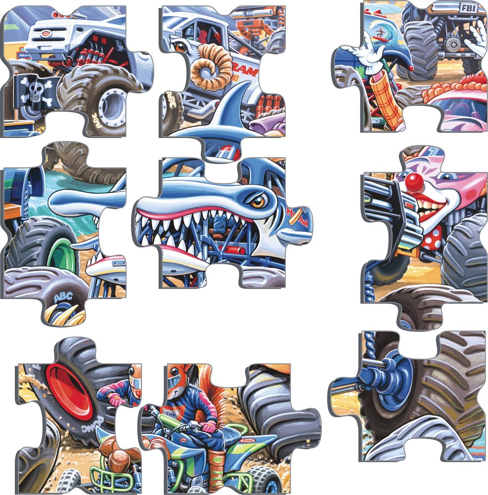 PG5 - Monster trucks race (Illustrasjonsbilde 2)